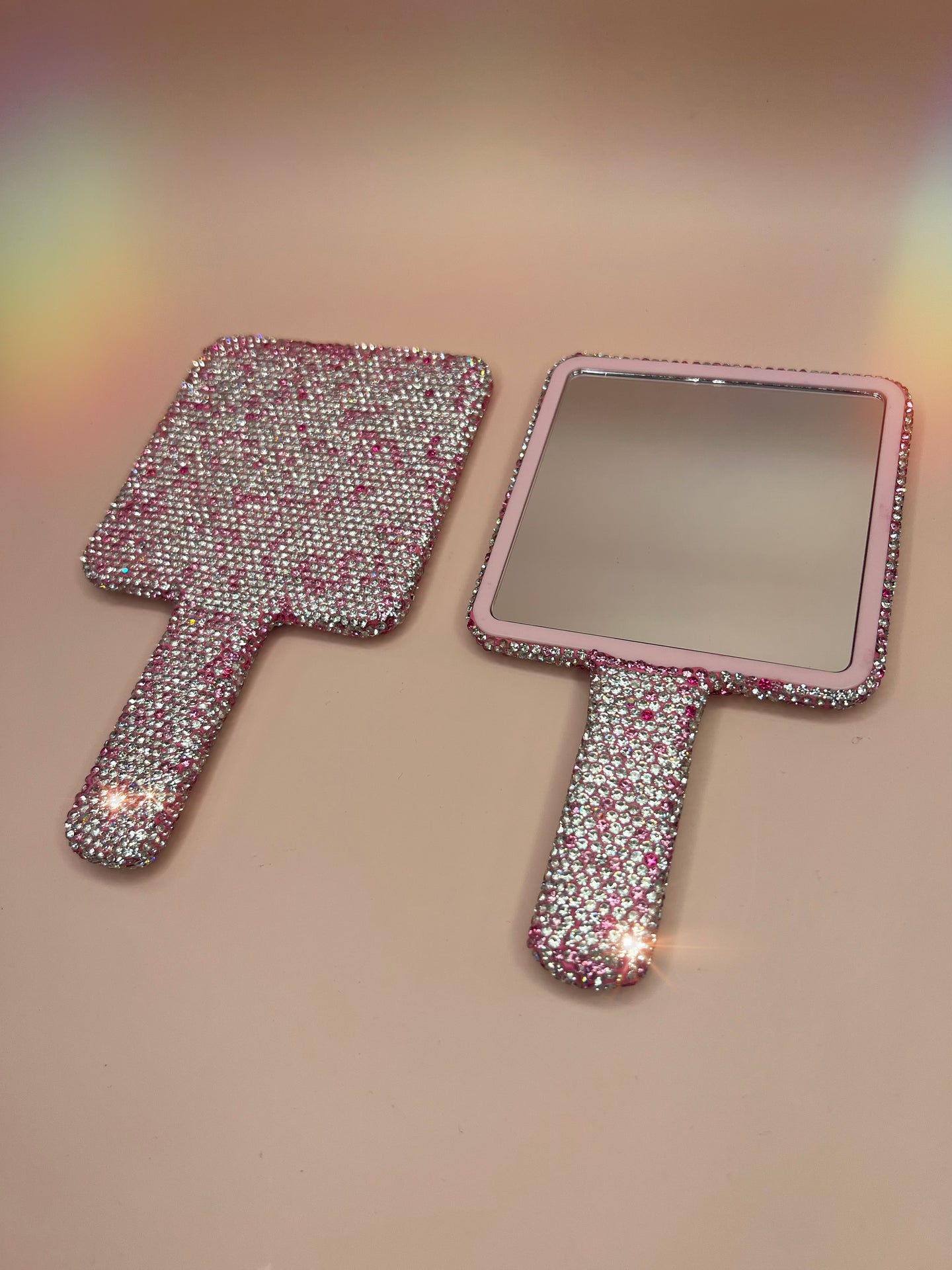 Pink Hand Mirror
